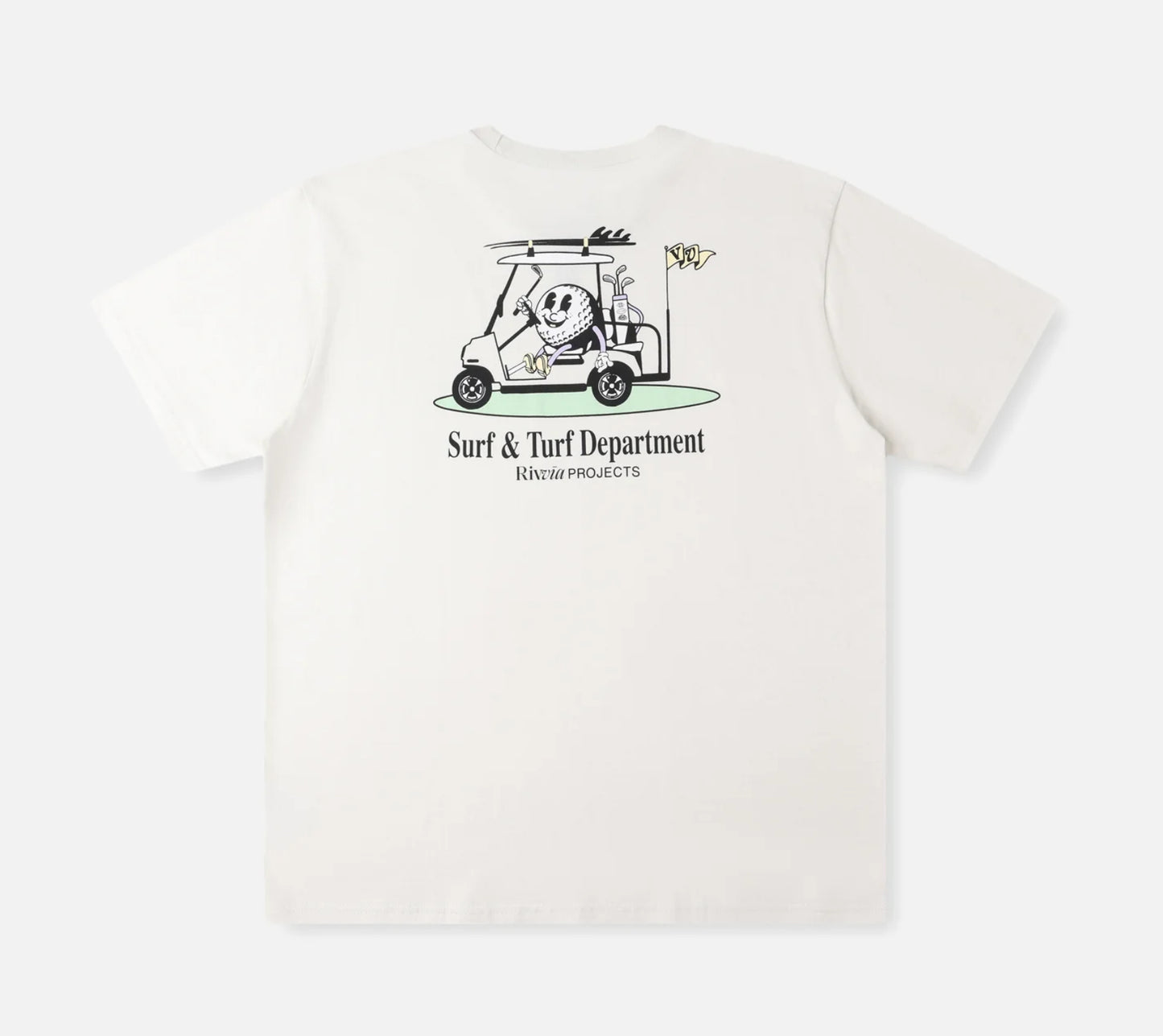 RIVVIA CADDY T-SHIRT : BONE