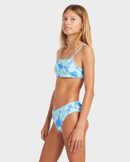 Billabong Girls 6-14 Happy Hibiscus Tank Bikini Set