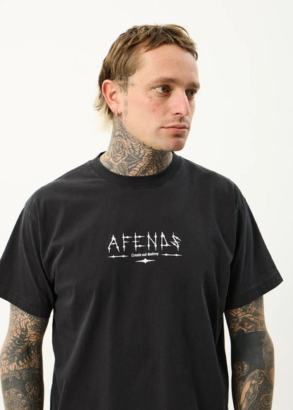 AFENDS SPINAL - BOXY TEE