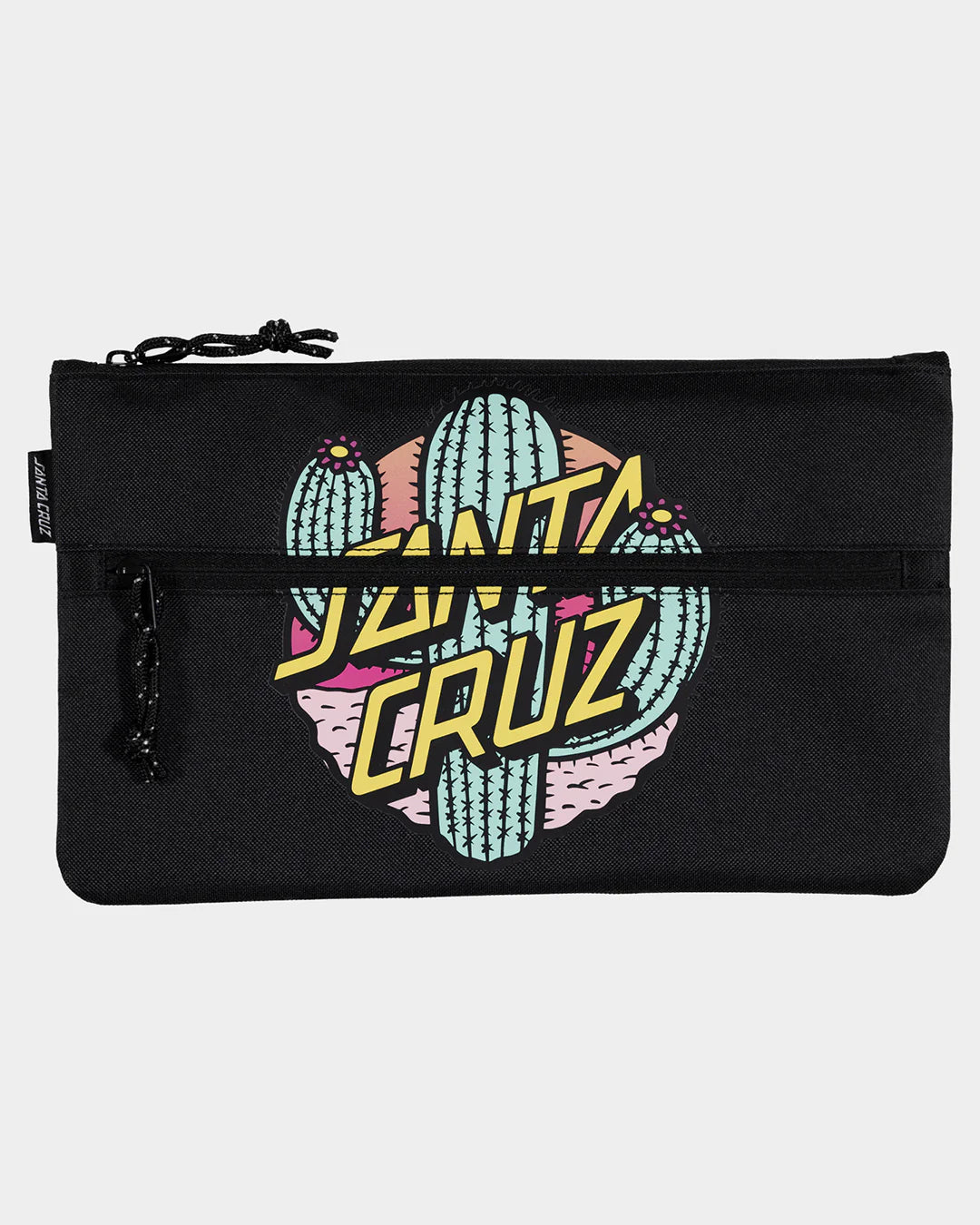 Santa Cruz Cactus Dot Girls Pencil Case Black