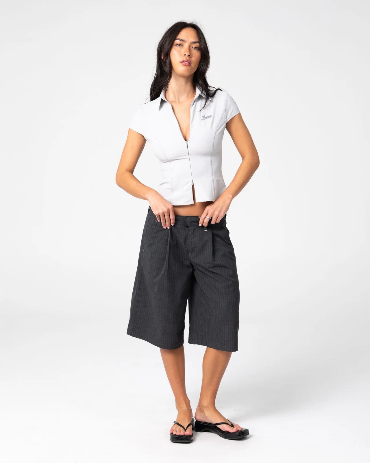 Rusty Siren Zip Through Shirt