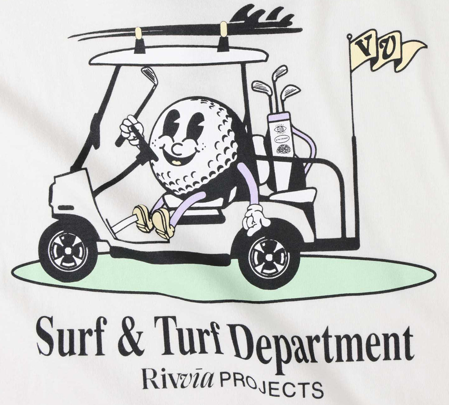 RIVVIA CADDY T-SHIRT : BONE