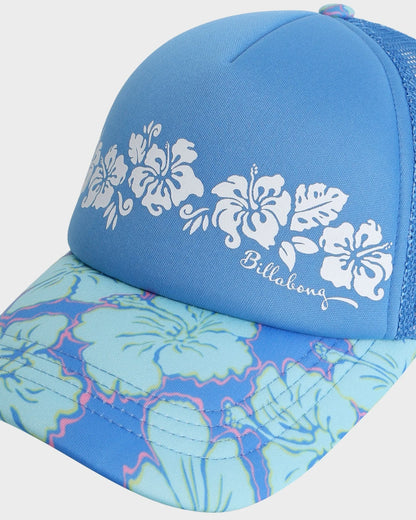 Billabong Girls 6-14 Happy Hibiscus Trucker Cap