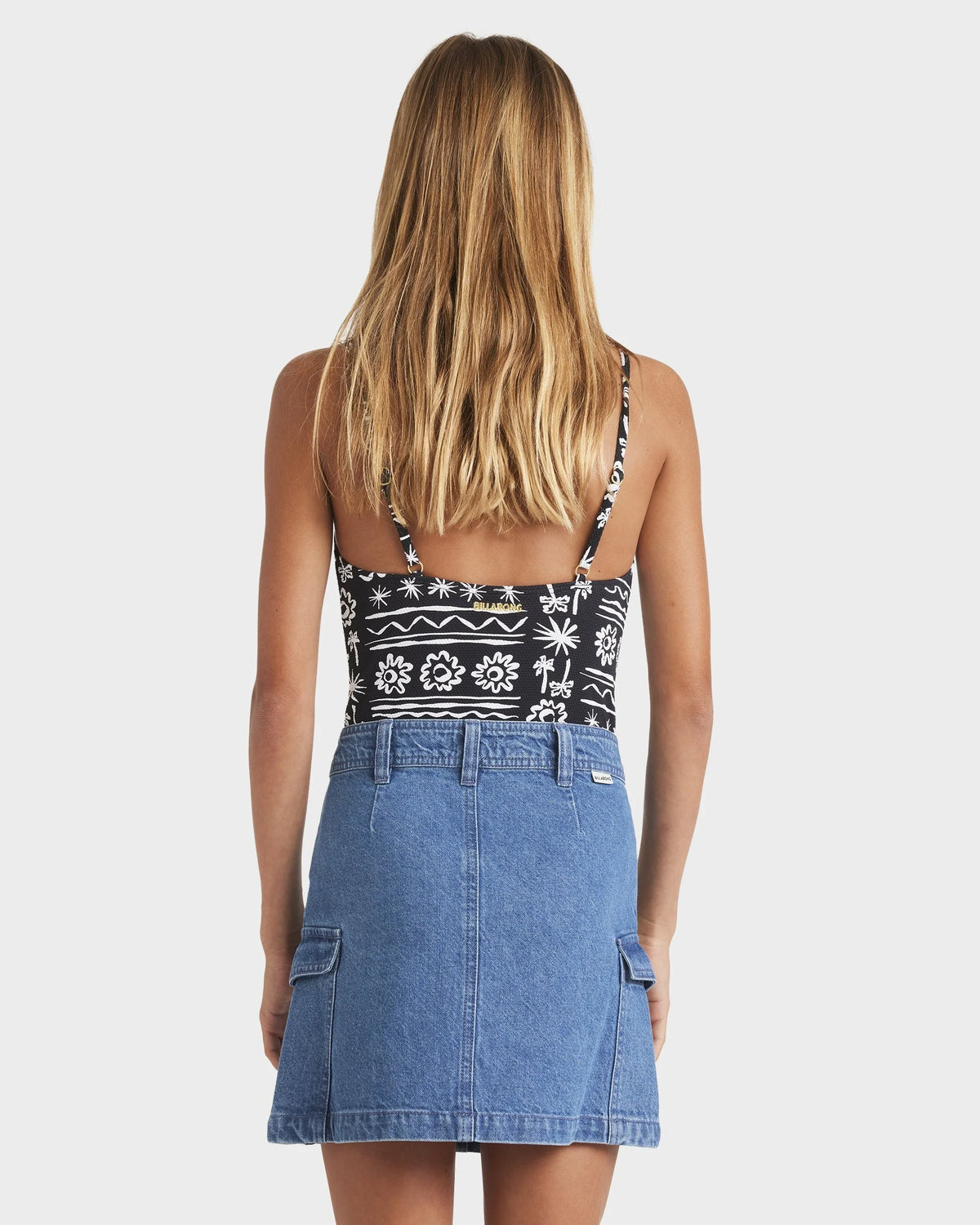 Billabong Girls 6-16 Hilary Cargo Denim Skirt