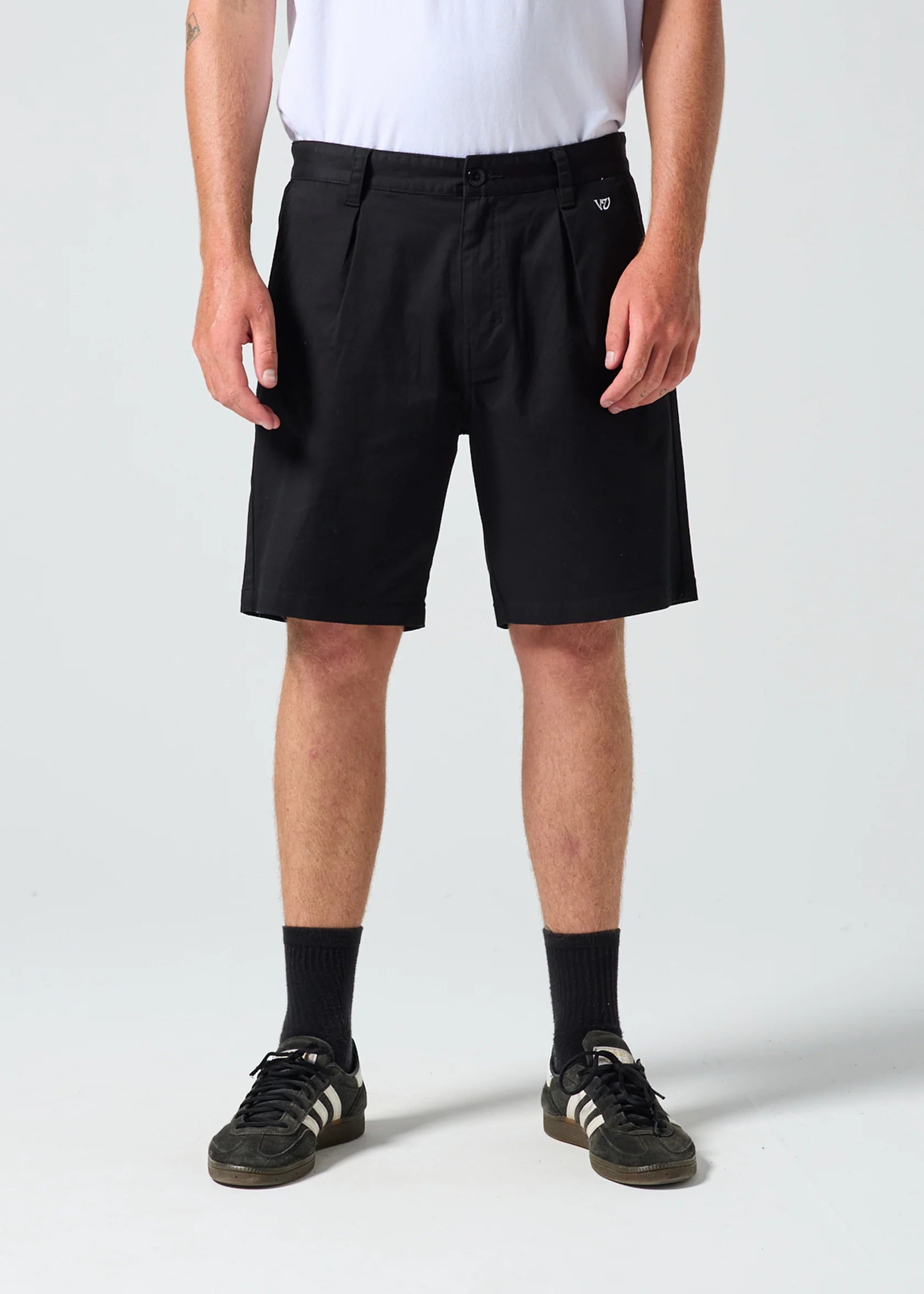 RIVVIA JW CHINO SHORT: BLACK - essential surf and skate