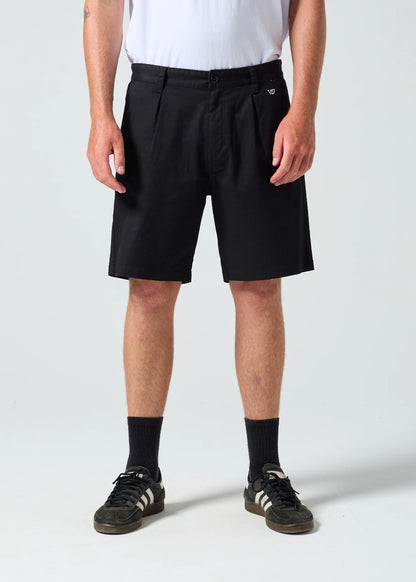 RIVVIA JW CHINO SHORT: BLACK - essential surf and skate