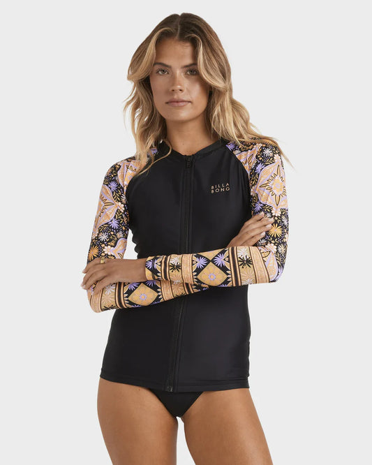 Billabong Womens Pipa Upf 50 Long Sleeve Rash Vest