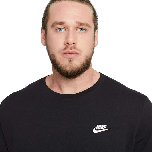 Nike Mens Sportswear Club Tee Black