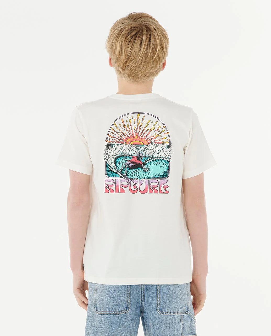 RIP CURL GRATEFUL SHRED TEE - KIDS