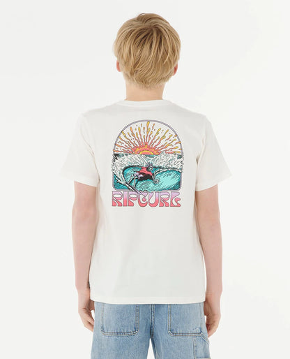 RIP CURL GRATEFUL SHRED TEE - KIDS