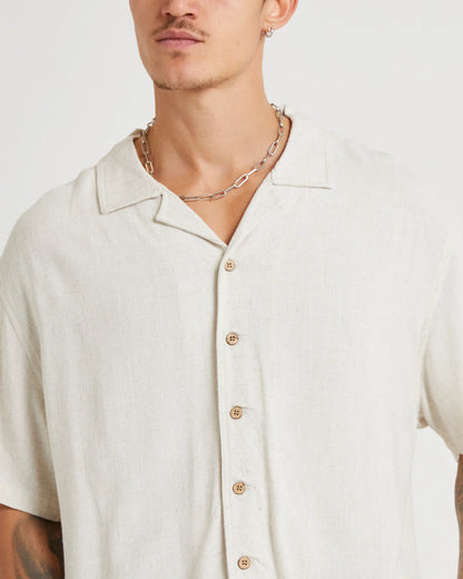 Critical Slide Ernie SS Resort Shirt - Oatmeal