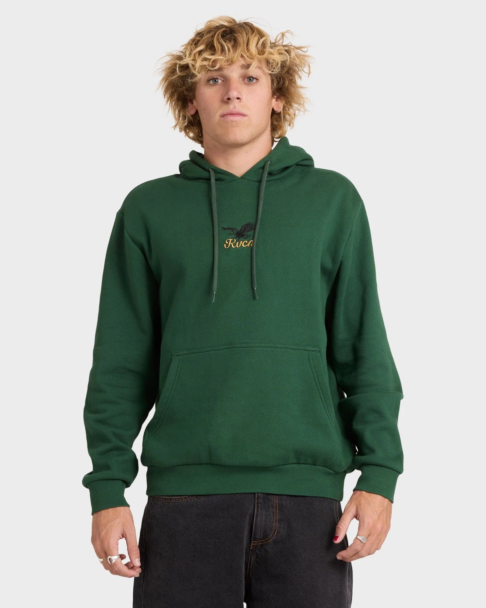RVCA MENS ON WING PULLOVER HOODIE - essential surf and skate