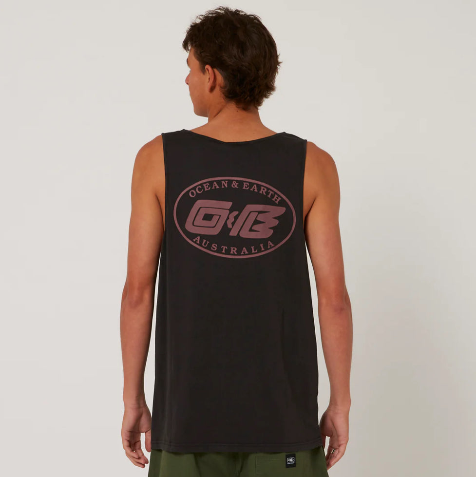 OCEAN + EARTH WASHED OVAL HERITAGE TANK - essential surf and skate