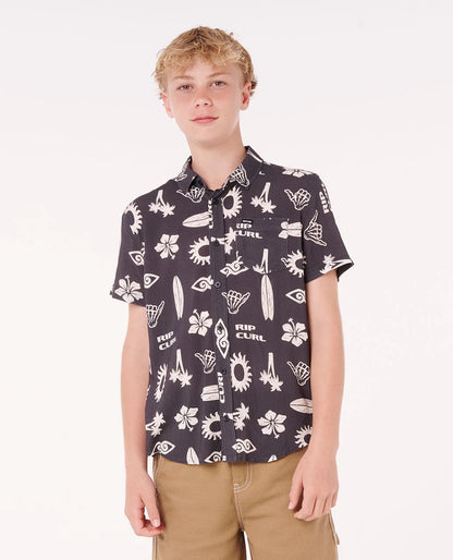 RIP CURL ISLAND PARADISO SHIRT - KIDS