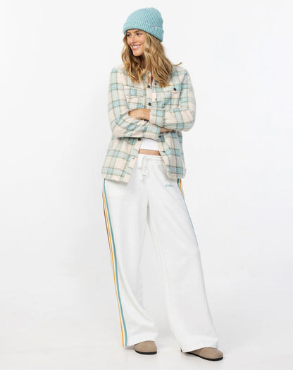 O’NEILL WOMEN'S HORIZON WIDE LEG TRACKIE - OFF WHITE - essential surf and skate