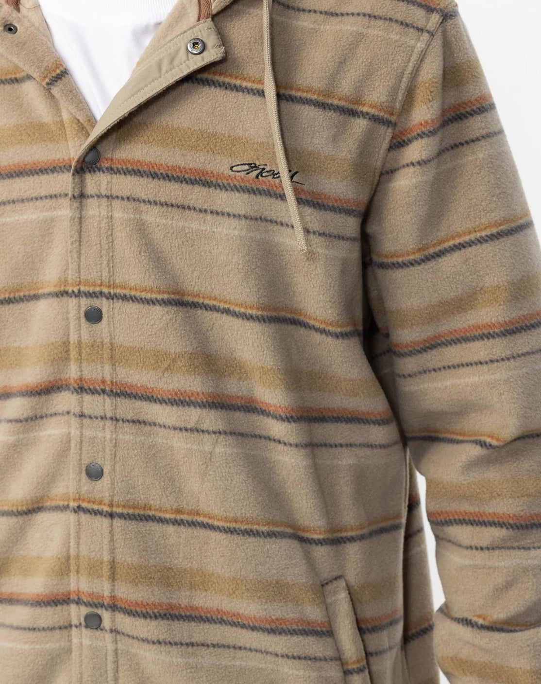 O’NEILL MEN'S CANYONS HOODED SUPERFLEECE - KHAKI - essential surf and skate