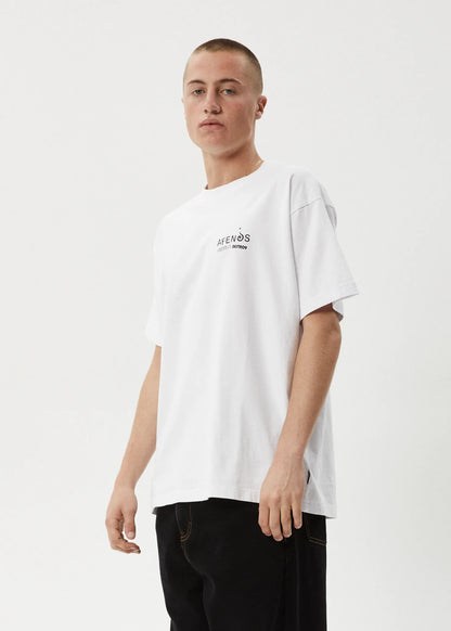 AFENDS MIND OVER - HEAVYWEIGHT BOXY TEE