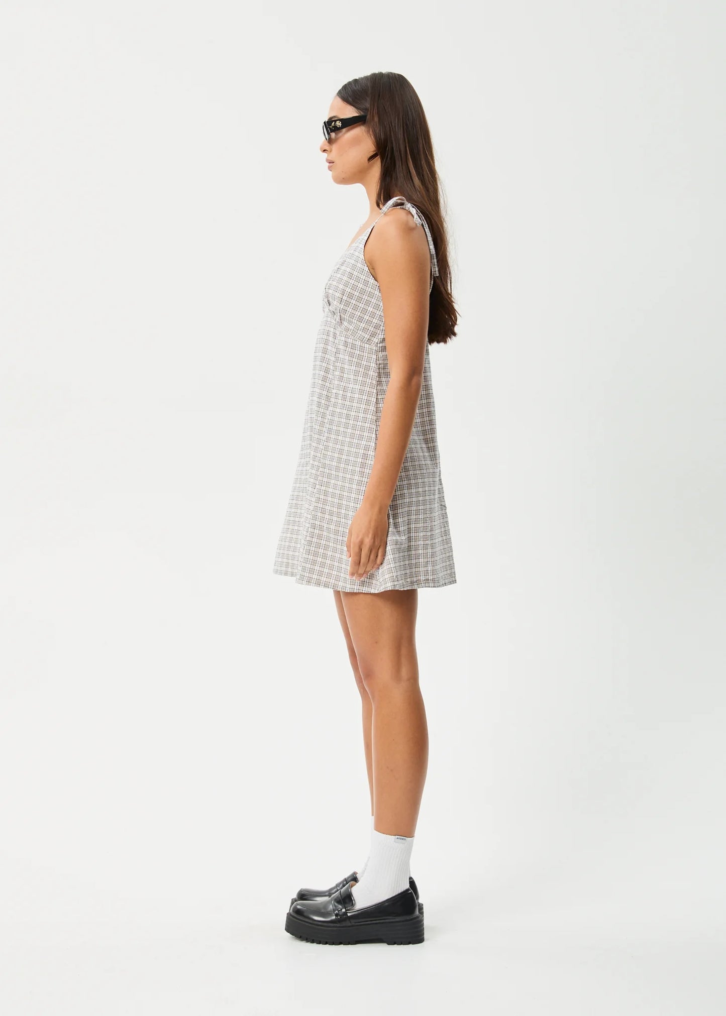 AFENDS DREW - SEERSUCKER MINI DRESS