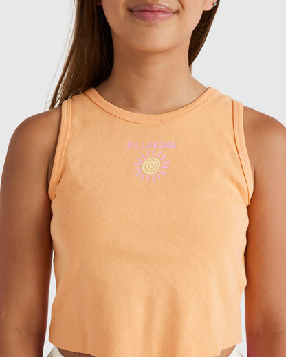 Billabong Girls 6-14 Waves And Sun Tank Top - essential surf and skate