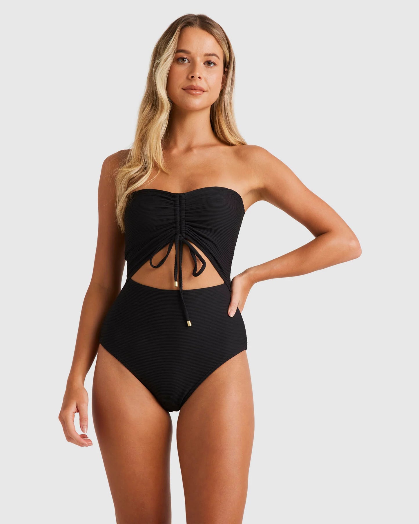 Billabong Womens Tanlines Bandeau One Piece Swimsuit - essential surf and skate