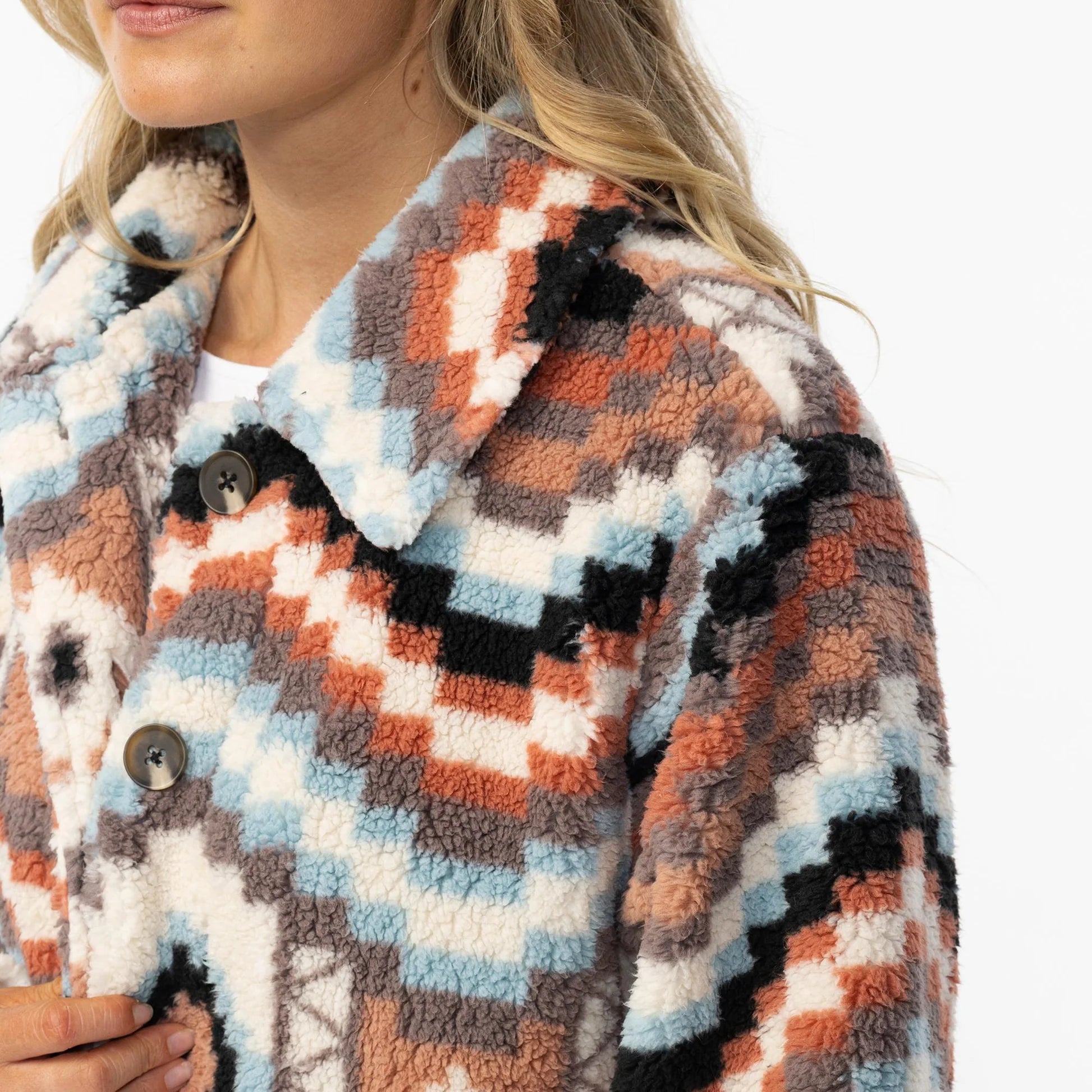 O’NEILL WOMEN'S HUXLEE PRINTED JACKET - MULTI - essential surf and skate