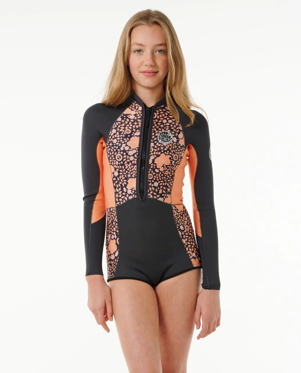 RIP CURL JUNIOR G-BOMB 1.5MM FRONT ZIP SPRING SUIT