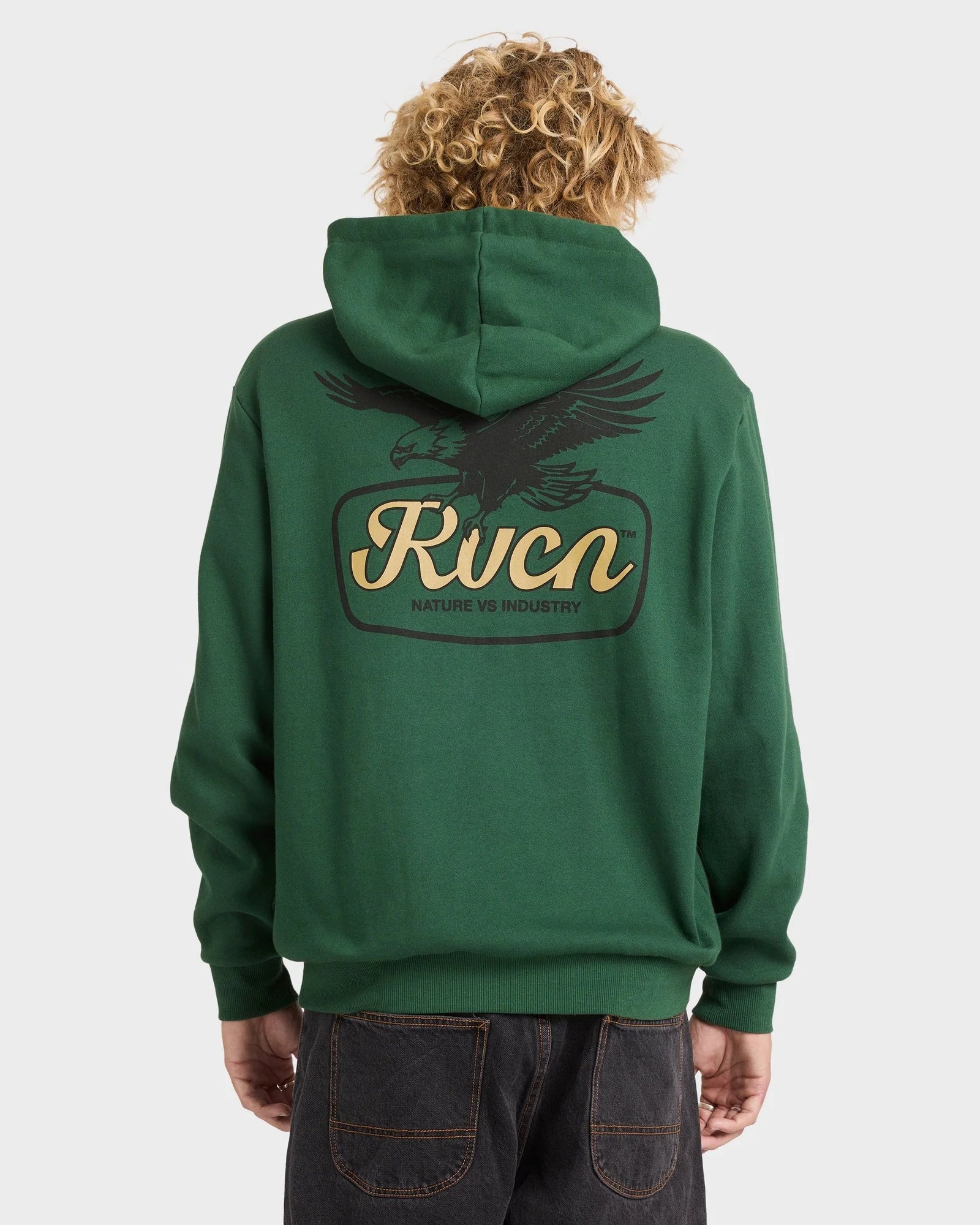 RVCA MENS ON WING PULLOVER HOODIE - essential surf and skate