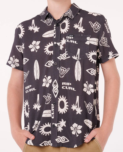 RIP CURL ISLAND PARADISO SHIRT - KIDS