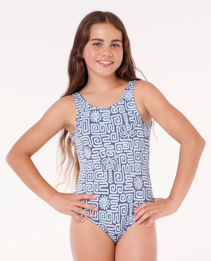 RIP CURL SUNSET LUAU ONE PIECE - KIDS