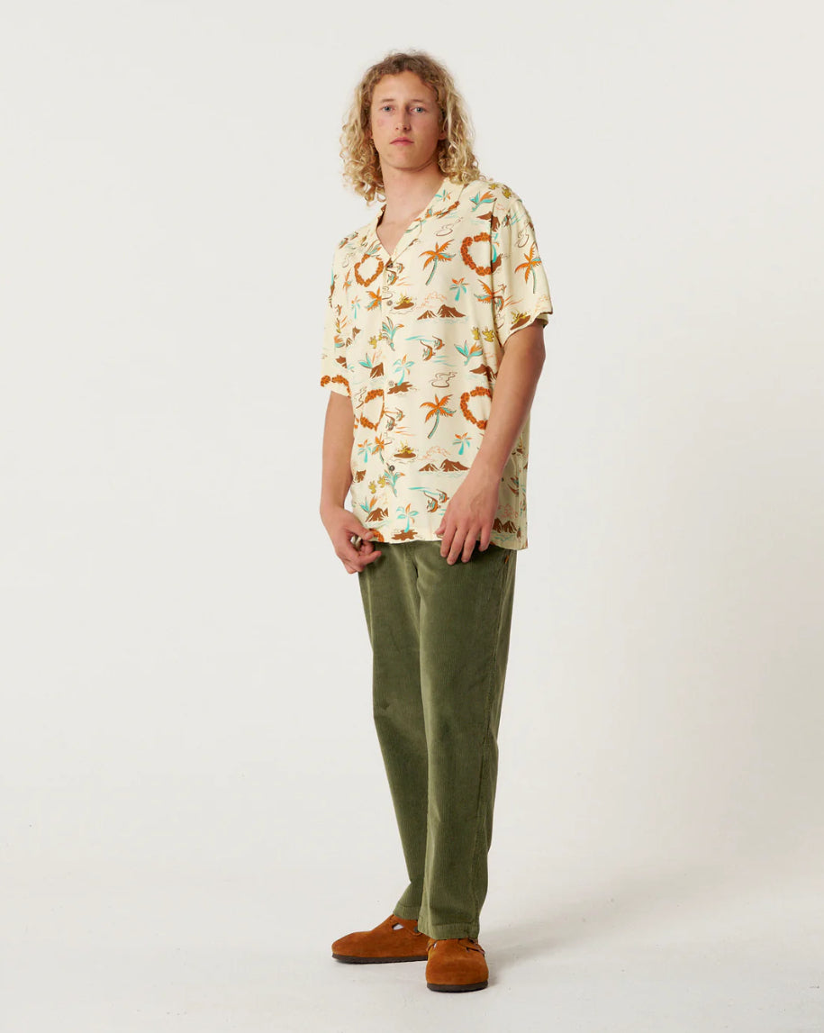 Critical Slide Islands Resort Shirt - Butter - essential surf and skate