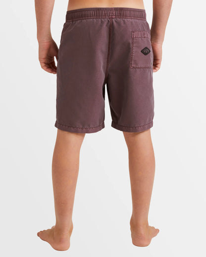 Billabong Boys 8-16 All Day Overdye Layback 16" Boardshorts