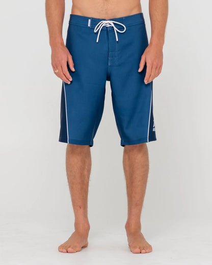 Rusty Plot Twist Contrast 22" Tie Waist Boardshort - essential surf and skate