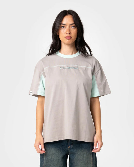 Rusty Cyberwaves Oversized Tee - essential surf and skate