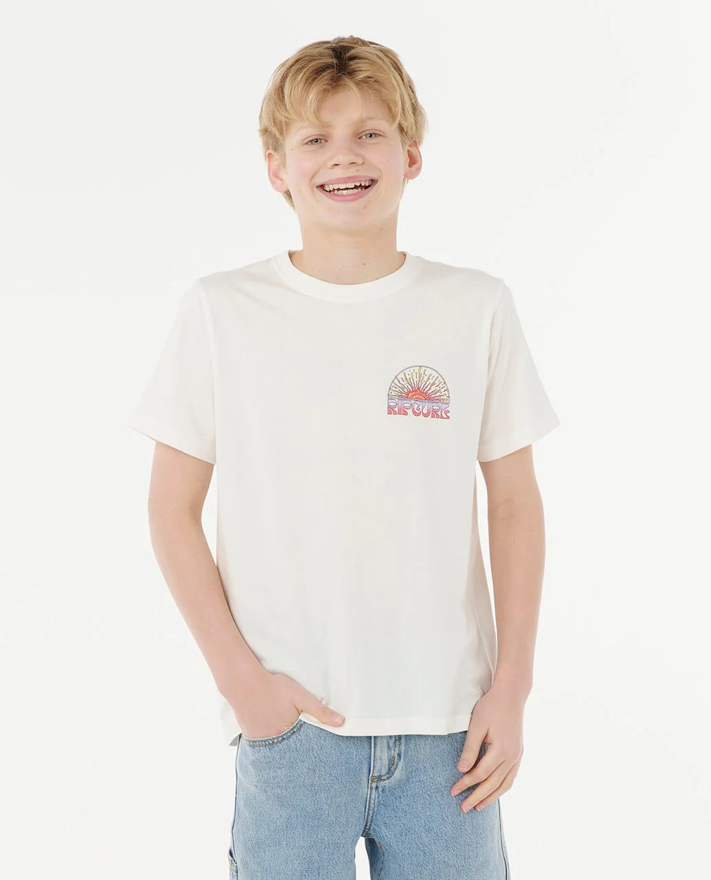 RIP CURL GRATEFUL SHRED TEE - KIDS