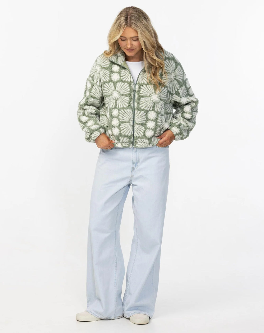 O’NEILL WOMEN'S CORDIN PRINTED JACKET - SEA SPRAY - essential surf and skate
