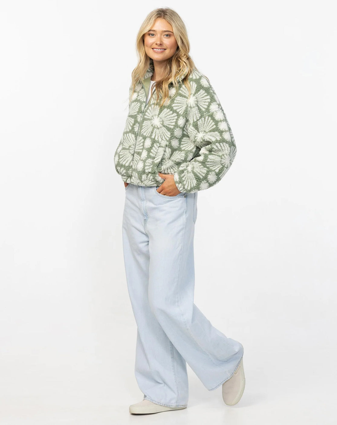 O’NEILL WOMEN'S CORDIN PRINTED JACKET - SEA SPRAY - essential surf and skate