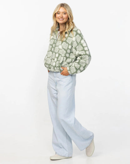 O’NEILL WOMEN'S CORDIN PRINTED JACKET - SEA SPRAY - essential surf and skate