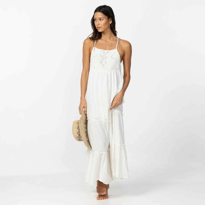 O’NEILL LISBON MAXI DRESS - WINTER WHITE