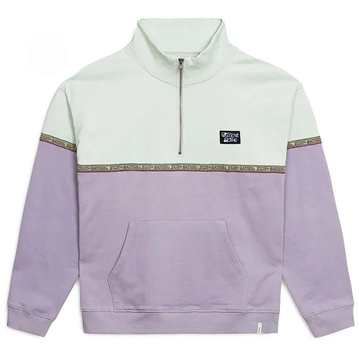 Critical Slide Cogs 1/4 Zip Fleece - Green Haze