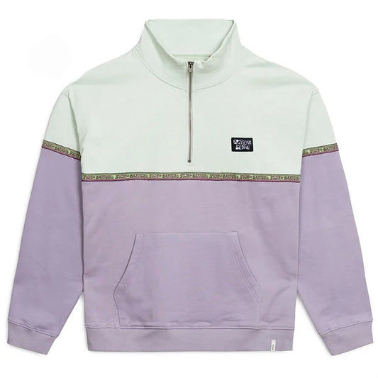 Critical Slide Cogs 1/4 Zip Fleece - Green Haze