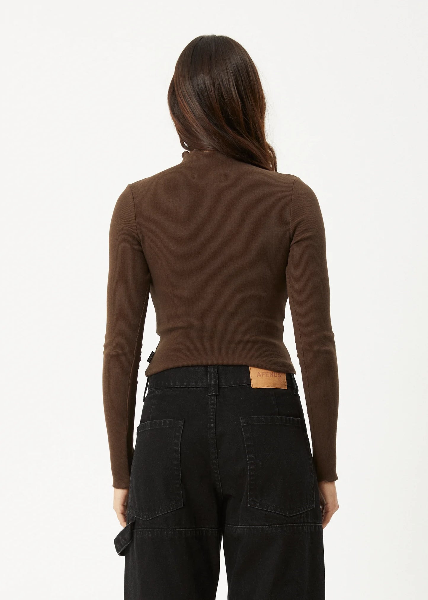 AFENDS ICONIC - LONG SLEEVE RIB TOP
Long Sleeve Rib Top