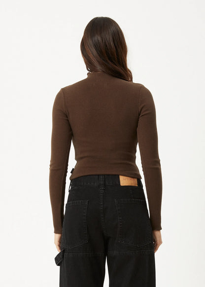 AFENDS ICONIC - LONG SLEEVE RIB TOP
Long Sleeve Rib Top