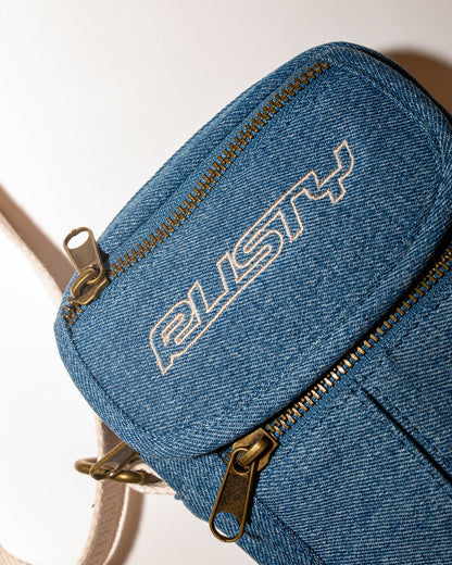 Rusty Billie Jean Denim Crossbody Bag
