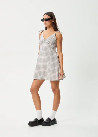 AFENDS DREW - SEERSUCKER MINI DRESS