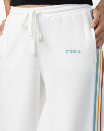 O’NEILL WOMEN'S HORIZON WIDE LEG TRACKIE - OFF WHITE - essential surf and skate