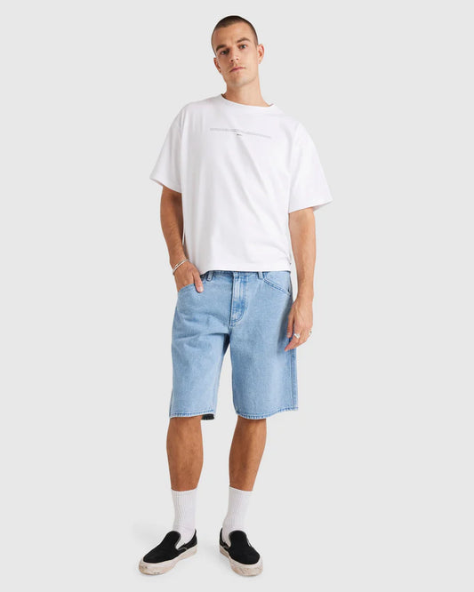 RVCA MENS AMERICANA DENIM SHORTS