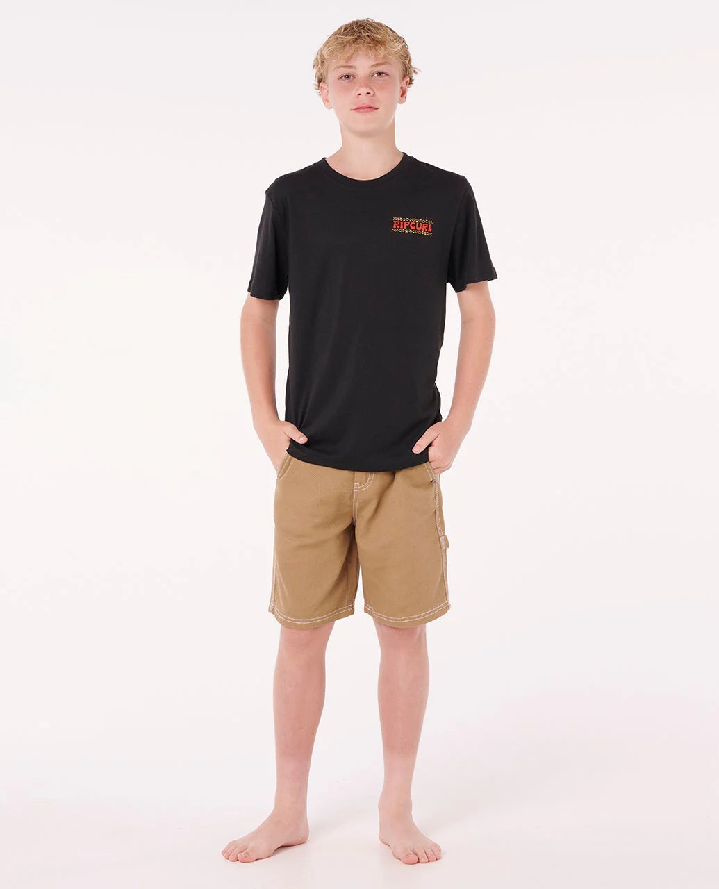 RIP CURL SHREDDING TEE - KIDS - essential surf and skate