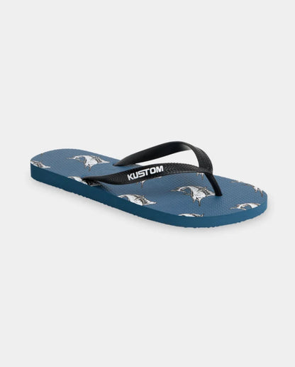 Kustom Blu Blend Base Marlin Mens Strap Sandal