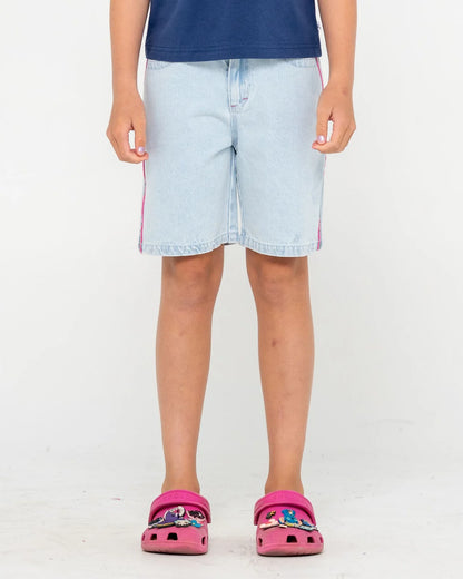 Rusty Flip Girl Low Rise Denim Jort Girls