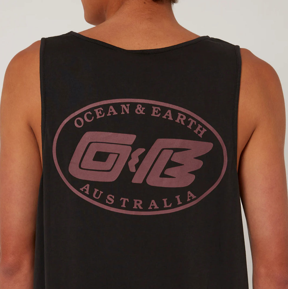 OCEAN + EARTH WASHED OVAL HERITAGE TANK - essential surf and skate
